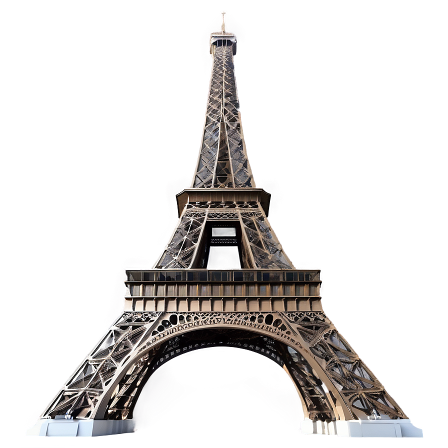 Eiffel Tower Detailed Architecture Png Lhb8