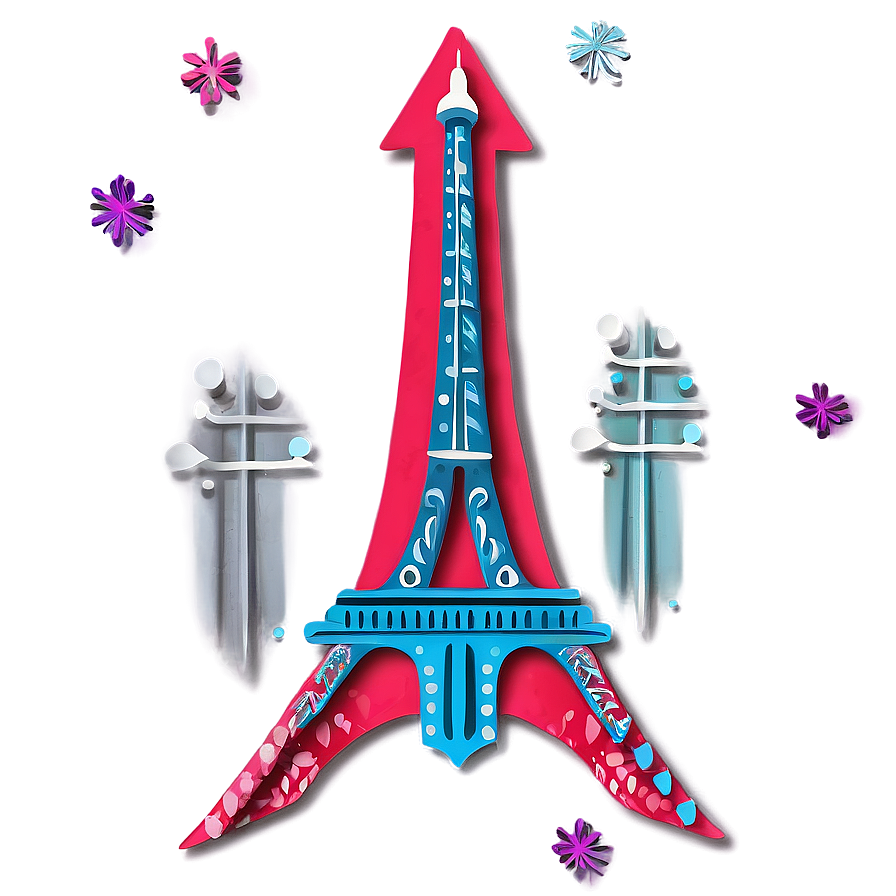 Eiffel Tower Festive Decorations Png Lfe19