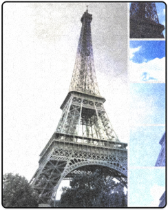 Eiffel Tower Paris Vintage Style