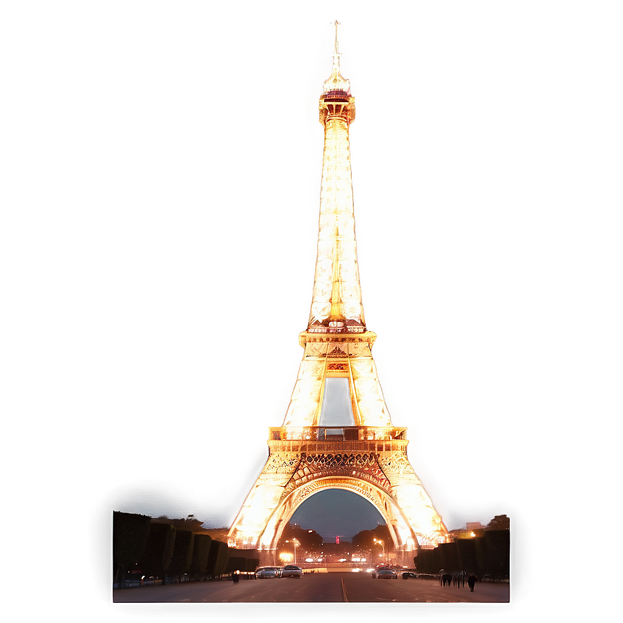 Eiffel Tower Romantic Night Png 61