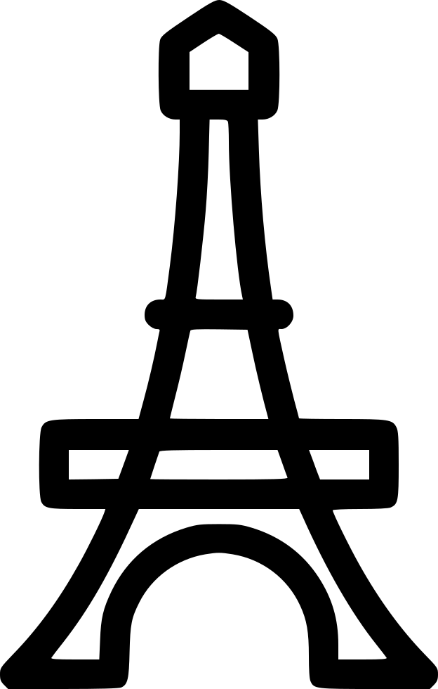 Eiffel Tower Silhouette Graphic