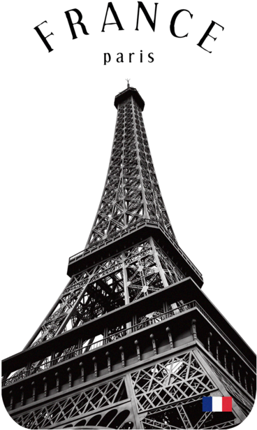 Eiffel Tower Silhouette Graphic