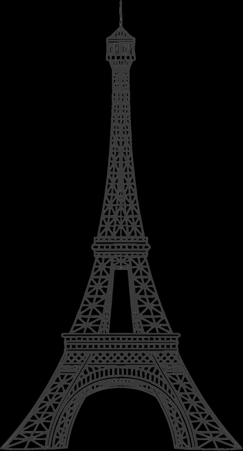 Eiffel Tower Silhouette