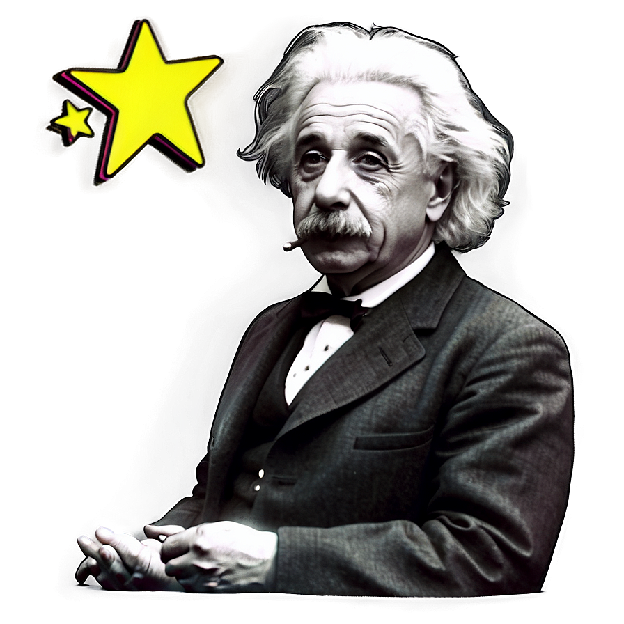 Einstein And Stars Png 06242024