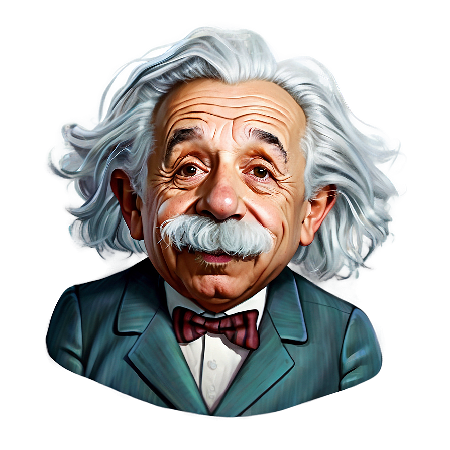 Einstein Funny Caricature Png Nlj