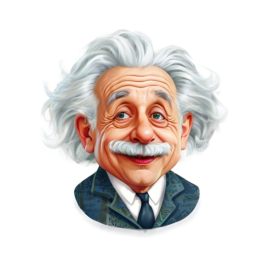 Einstein Funny Caricature Png Tew25