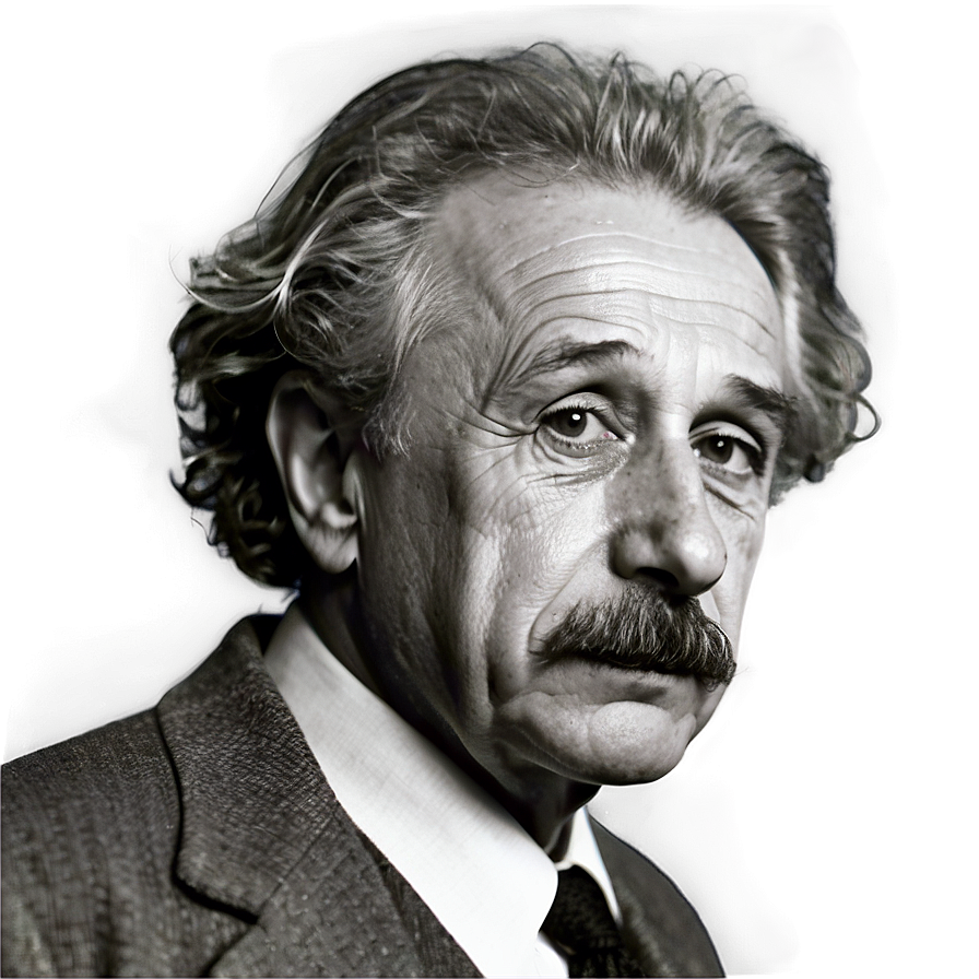 Einstein In Thought Png 06242024