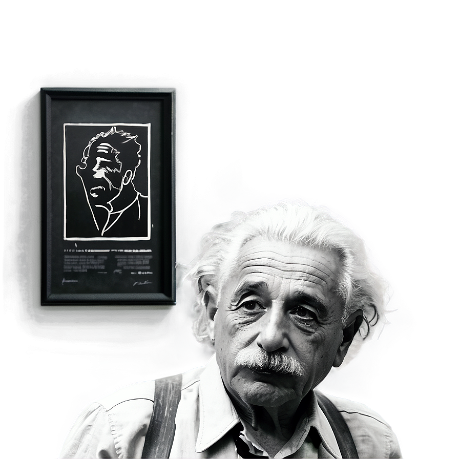 Einstein In Thought Png Aeb47