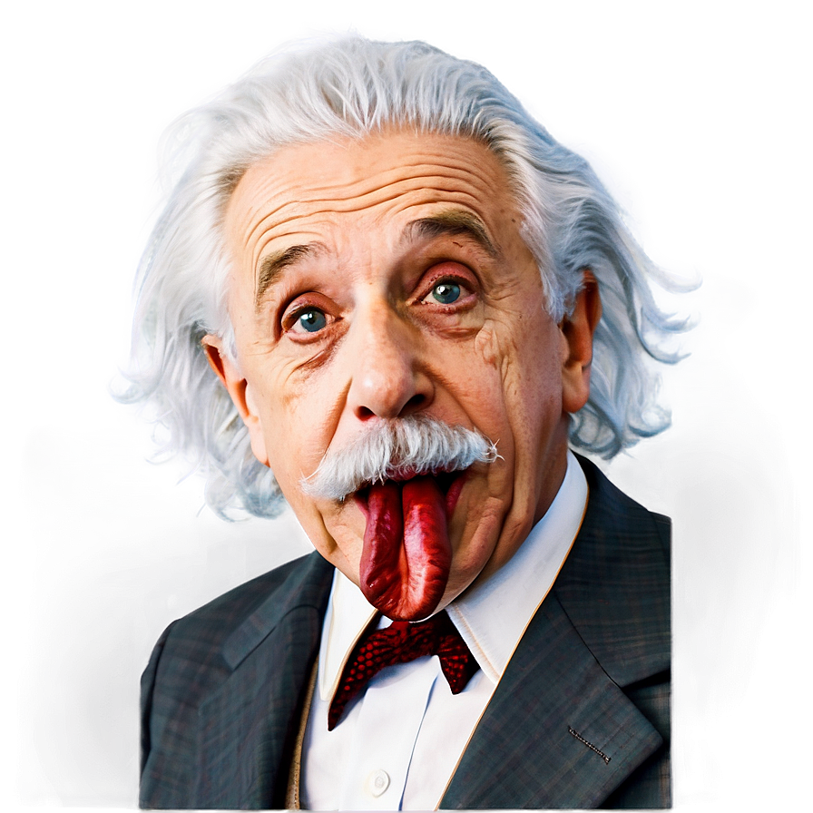 Einstein With Tongue Out Png Qtq