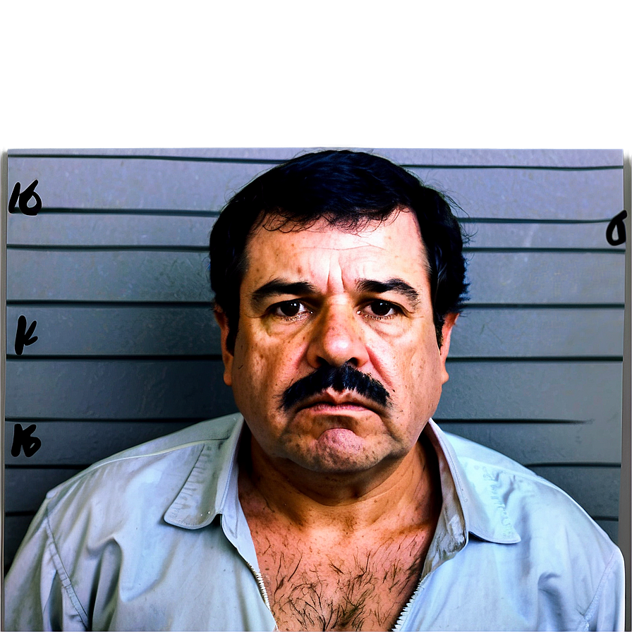 El Chapo Mugshot Png Afs16