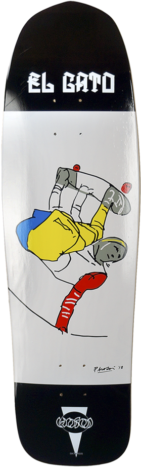 El_ Gato_ Skateboard_ Deck_ Artwork