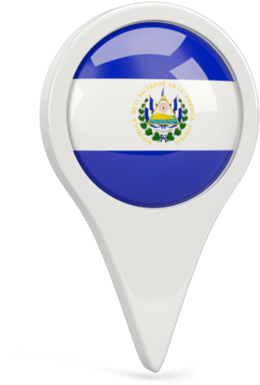 El Salvador Location Pin