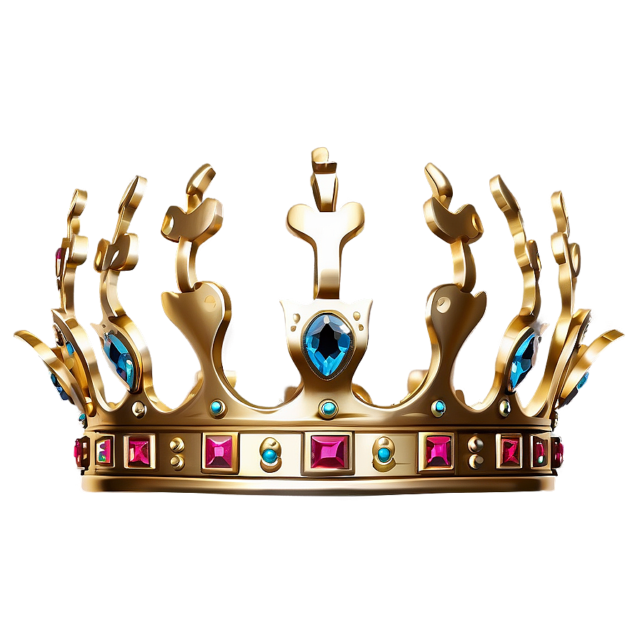 Elaborate Golden Crown Png 65