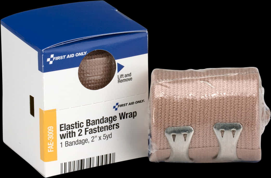 Elastic Bandage Wrapwith Fasteners