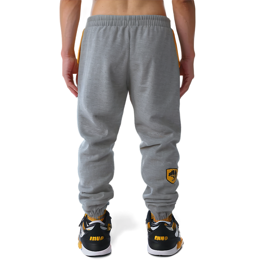 Elastic Waist Grey Sweatpants Png Sxt6