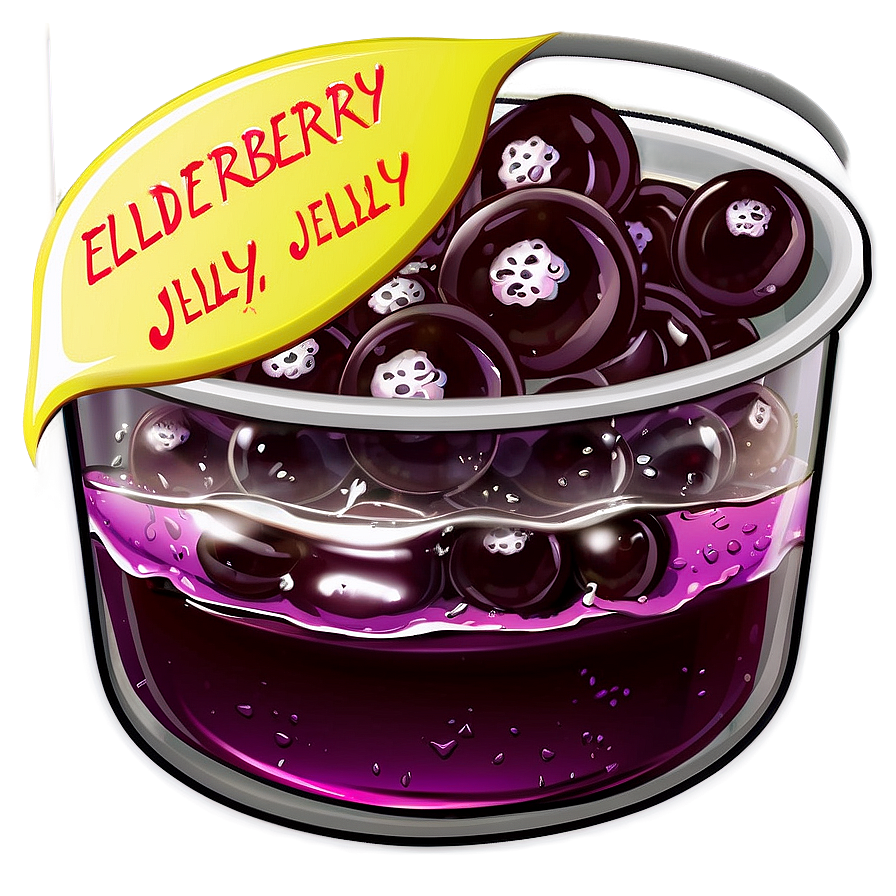 Elderberry Jelly Png Kvf