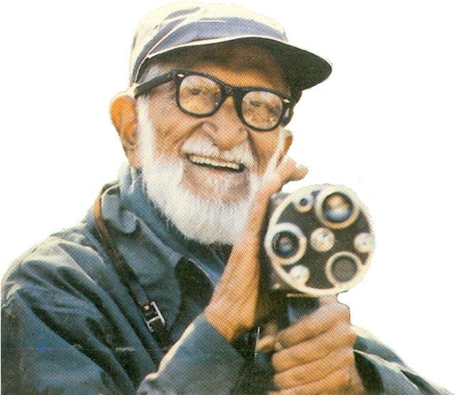 Elderly Gentlemanwith Cameraand Cap