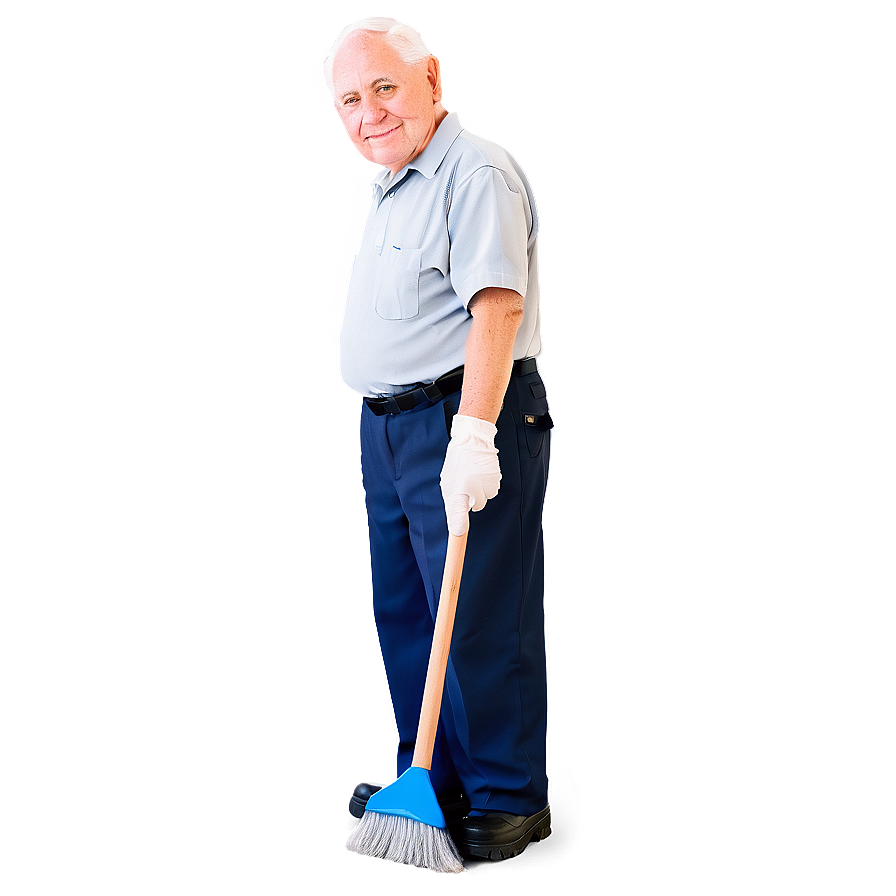 Elderly Janitor Png Vgu21