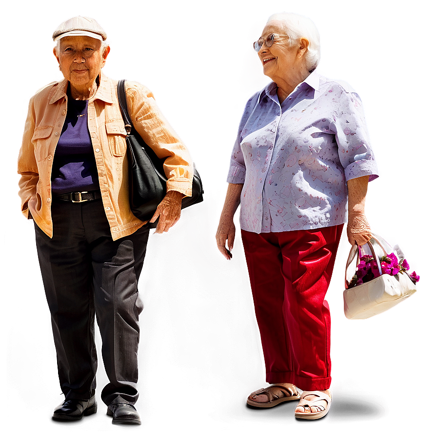 Elderly People Png 27