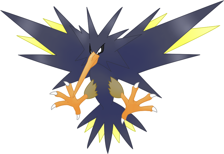 Electric Bird Pokemon Art