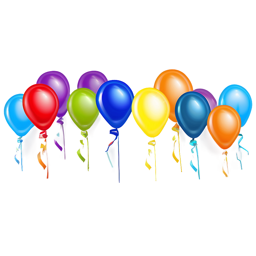 Electric Blue Balloons Png Uss