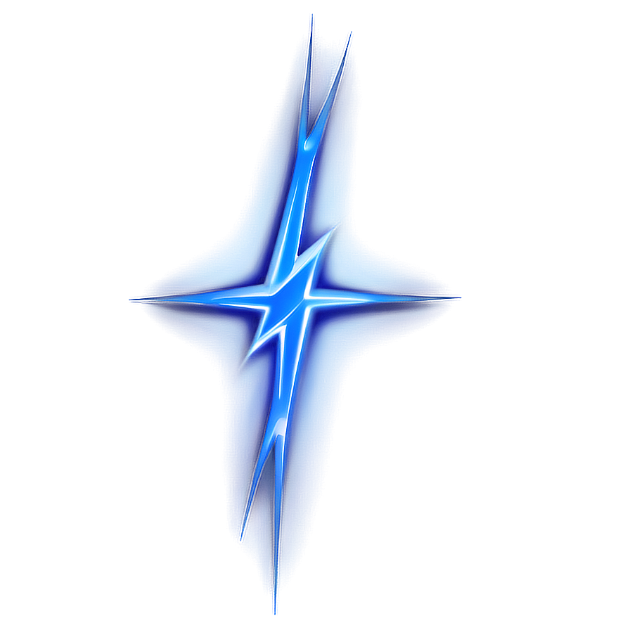 Electric Blue Lightning Bolt Png 05042024