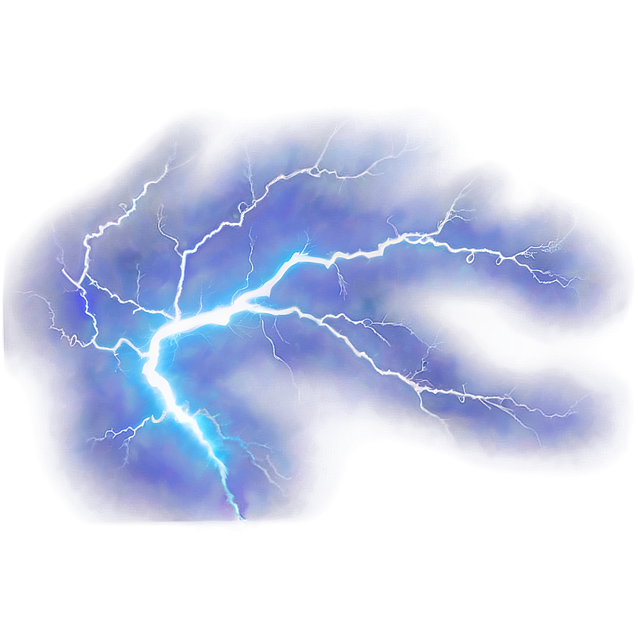 Electric Blue Lightning Png 04292024