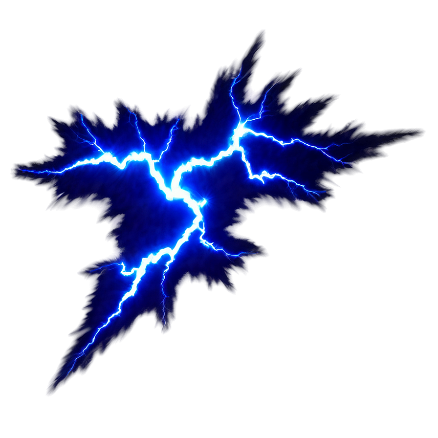 Electric Blue Lightning Png 06202024