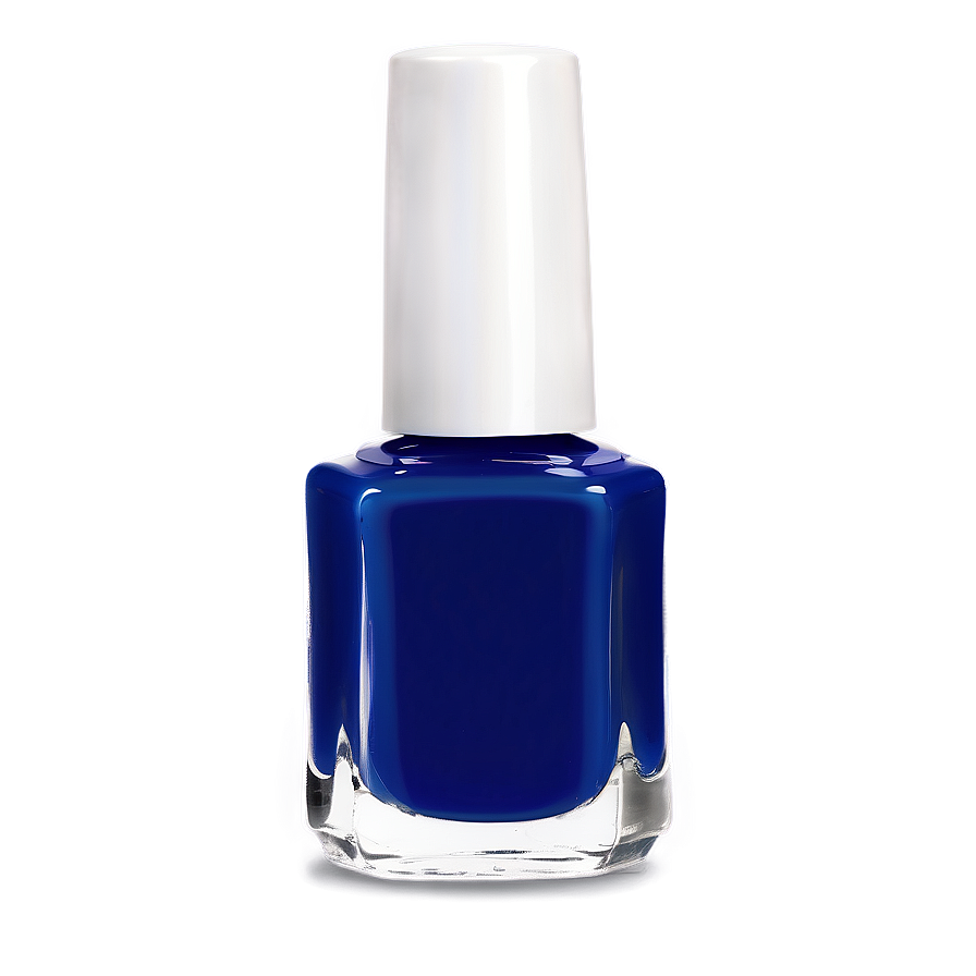 Electric Blue Nail Polish Bottle Png 06292024