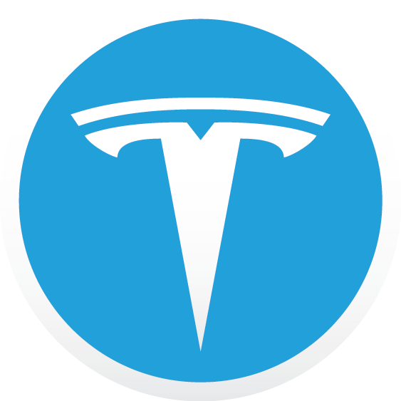 Electric Car Brand Circle Logo