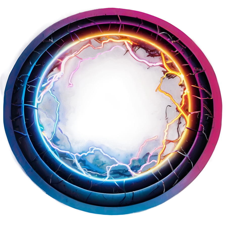 Electric Circle Glow Png Lcj14