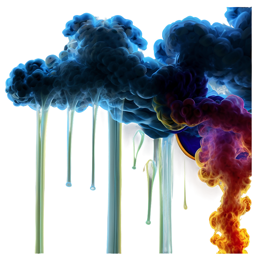 Electric Color Smoke Flow Png 66