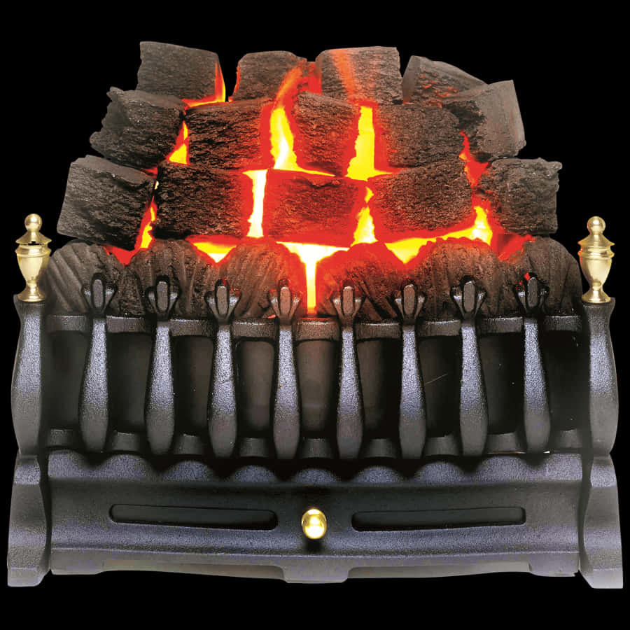 Electric Fireplace Glowing Logs