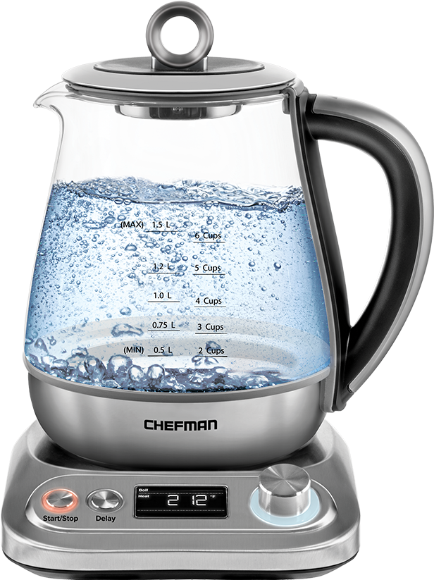 Electric Glass Kettle Chefman