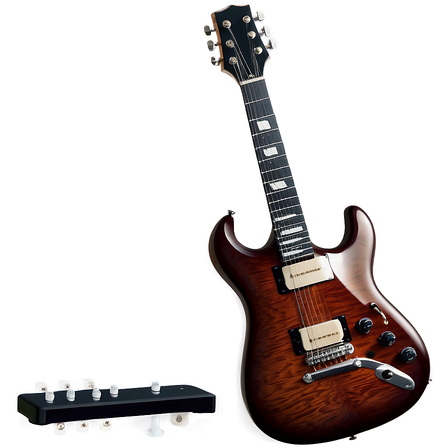 Electric Guitar And Pedals Png 72