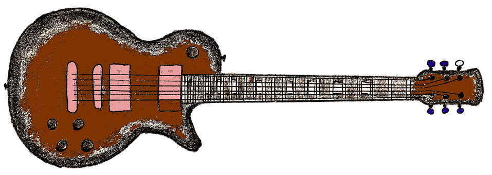 Electric Guitar Artistic Rendering