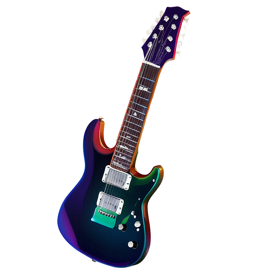 Electric Guitar In Action Png Mlv