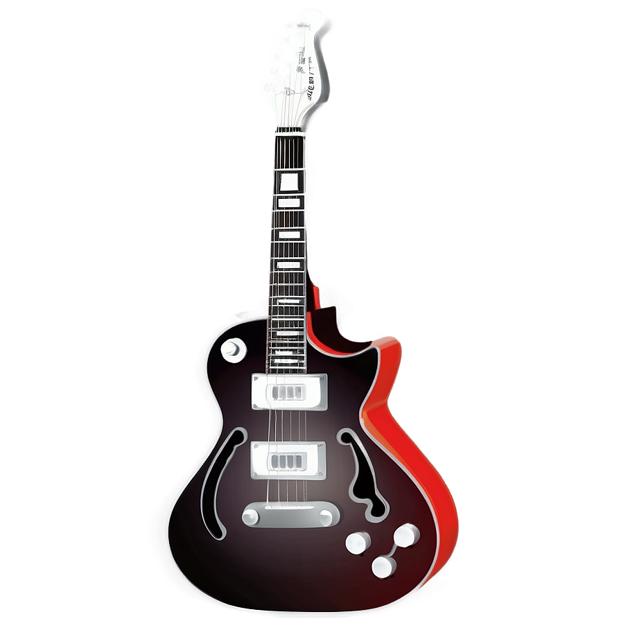 Electric Guitar Outline Png Cty8