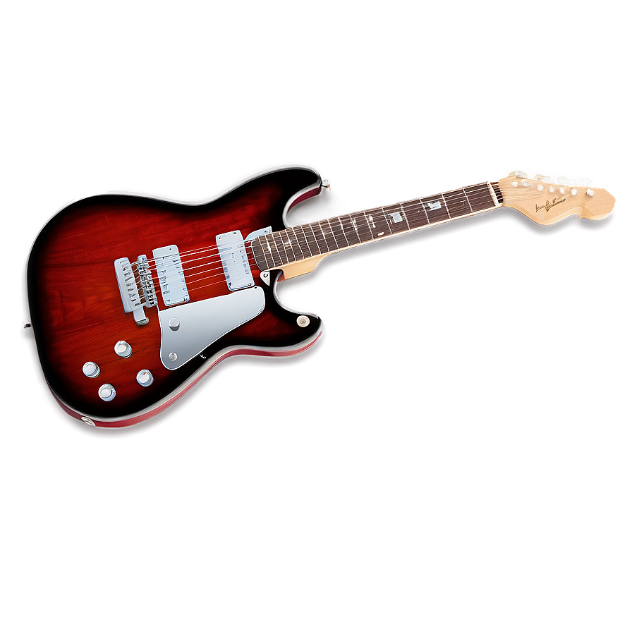 Electric Guitar Outline Png Jkt