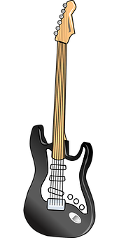 Electric Guitar Vector Illustration