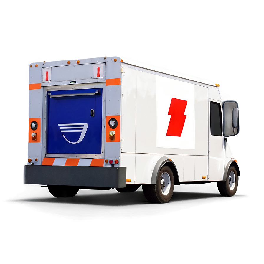 Electric Mail Truck Concept Png 98