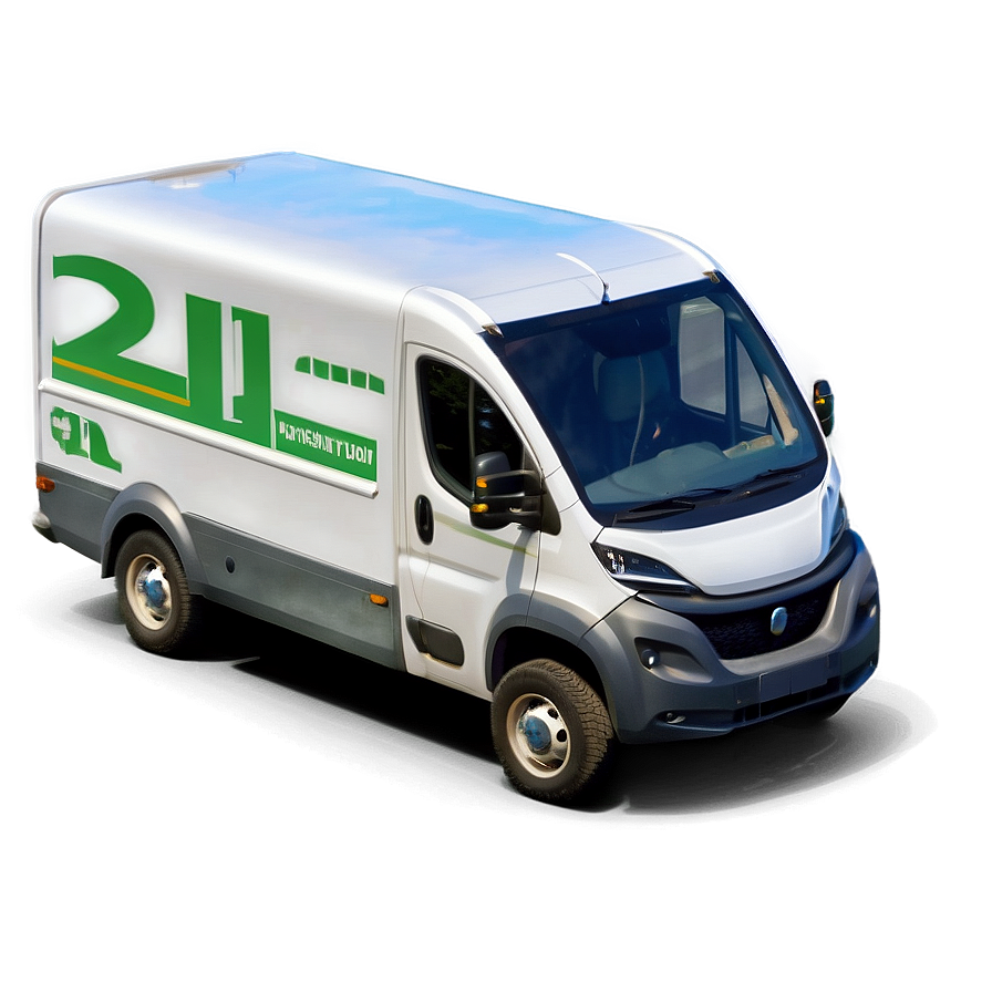 Electric Mail Truck Concept Png Irj26