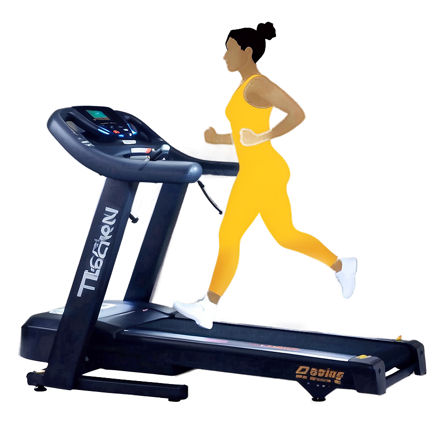 Electric Motorized Treadmill Png Vdu