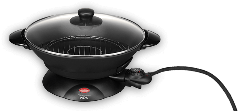 Electric Nonstick Wokwith Lid