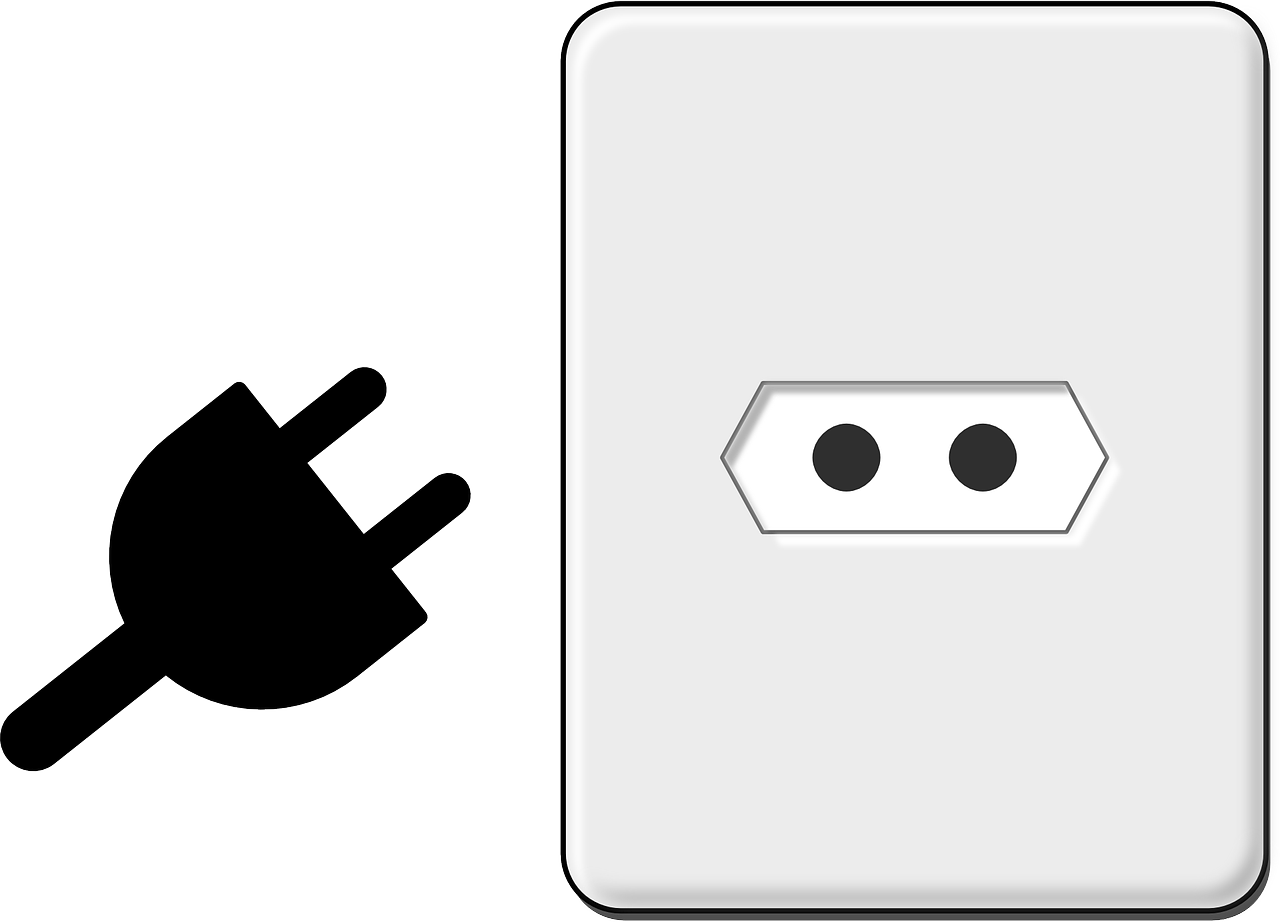 Electric Plugand Socket Illustration