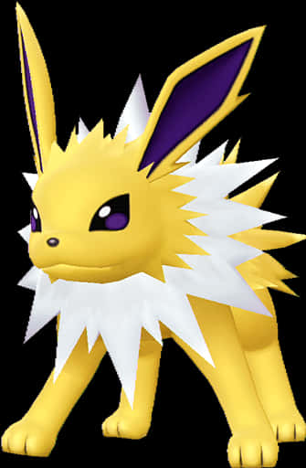 Electric Pokemon Jolteon Illustration