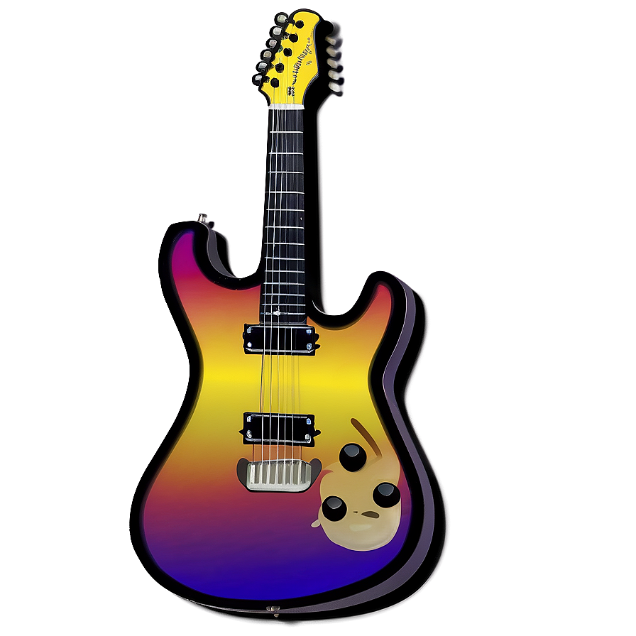 Electric Pop Guitar Png 06242024