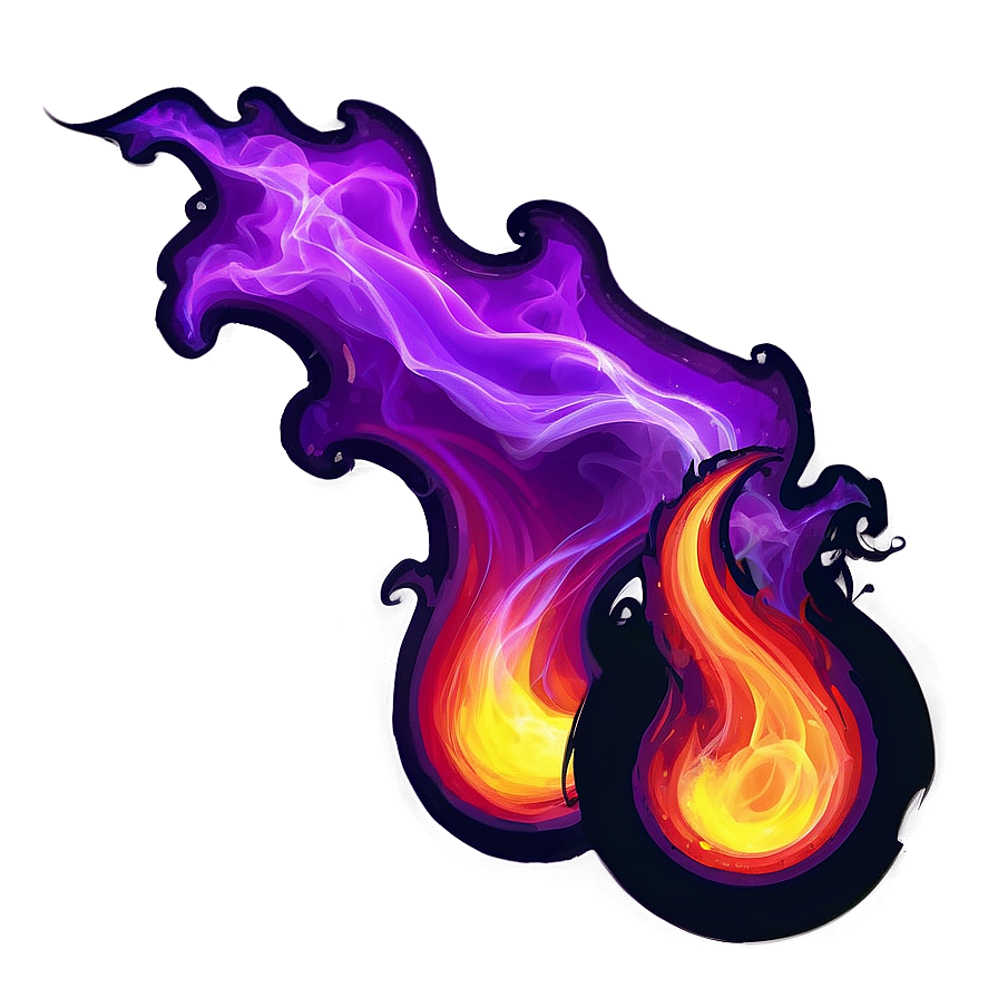 Electric Purple Fire Png 63