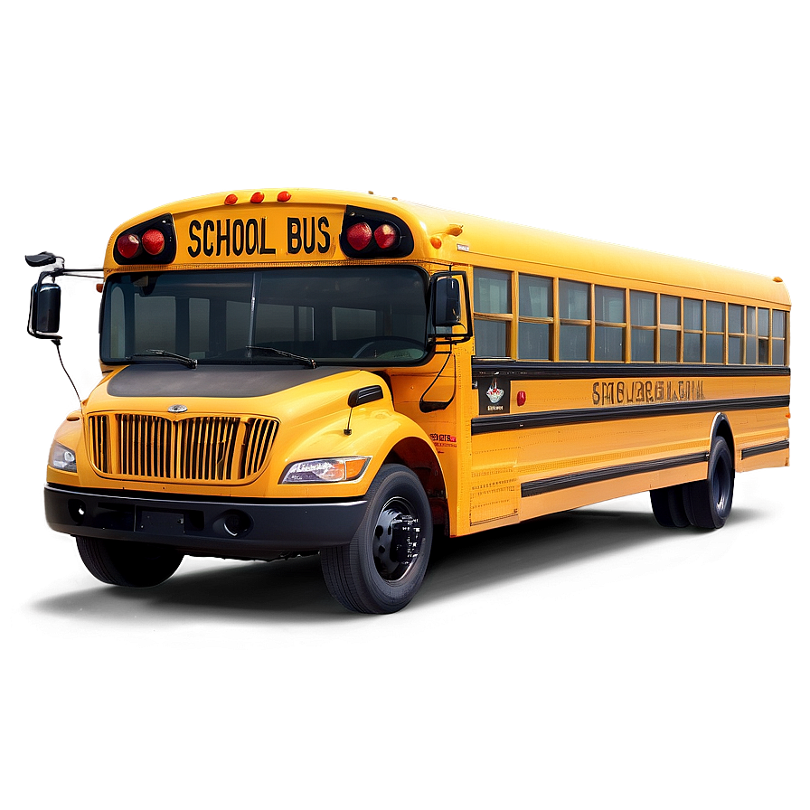 Electric School Bus Model Png Pfo