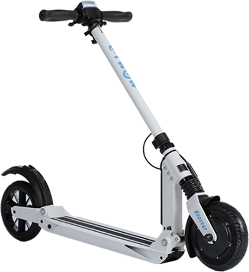 Electric Scooter Isolated Background